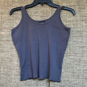 Women's Gray cropped  Tank Top